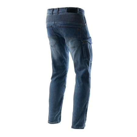 Jeansy motocyklowe REBELHORN VANDAL MONOLAYER WASHED BLUE niebieski