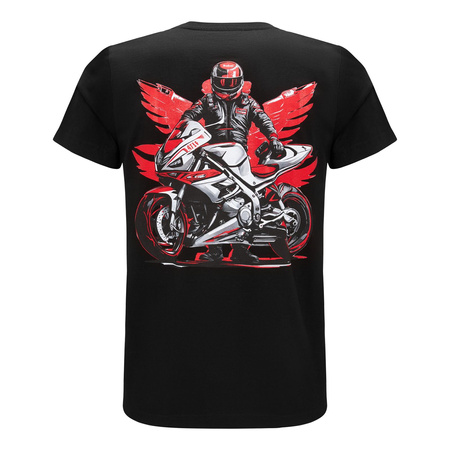 Koszulka T-shirt REBELRUSH MOTO SPORT BLACK