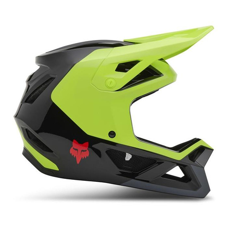 Kask rowerowy FOX RAMPAGE CE BARGE FLUORESCENT YELLOW