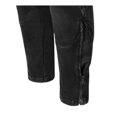 Jeansy motocyklowe SECA SQUARE II BLACK czarny