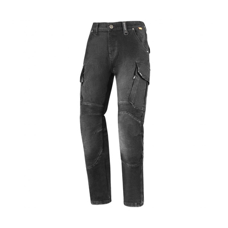 Jeansy motocyklowe SECA SQUARE II BLACK
