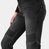 Jeansy motocyklowe damskie SHIMA ZENITH LADY BLACK