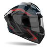 Kask integralny AIROH MATRYX WIDE RED GLOSS czerwony szary czarny