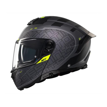 Kask szczękowy MT ATOM 2 SV DESTINY MATT BLACK/GREY