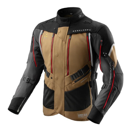 Kurtka tekstylna REBELHORN HARDY 3.0 DESERT/GREY/RED