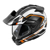 Kask integralny ARAI TOUR-X5 DISCOVERY ORANGE MATT czarny biały pomarańczowy