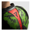 Kurtka skórzana REBELHORN VELOCE CAMO BLACK/GREEN/FLUO RED
