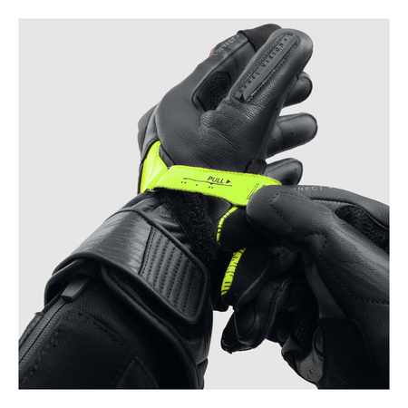 Rękawice miejskie REBELHORN VIPER BLACK/GREY/FLUO YELLOW