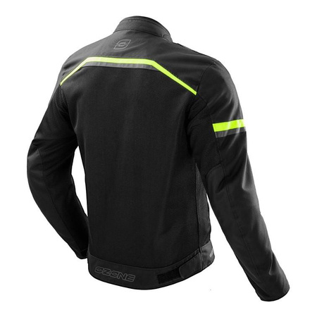 Kurtka tekstylna OZONE NEO AIR BLACK/FLO YELLOW