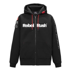 Bluza REBELRUSH ZIP BLACK czarny
