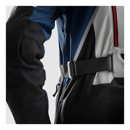 Kurtka tekstylna REBELHORN HARDY 3.0 BLUE/GREY/RED niebieski szary czerwony