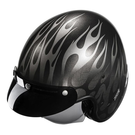 Kask otwarty HJC V31 FIRO BLACK