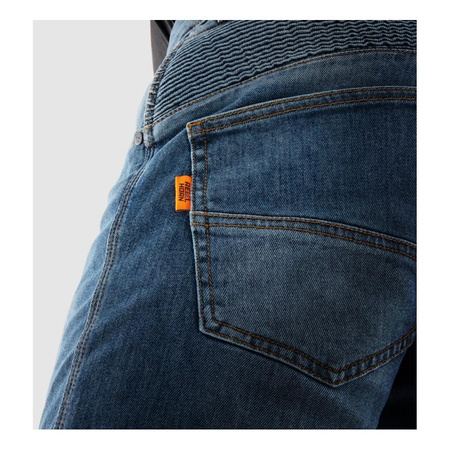 Jeansy motocyklowe REBELHORN VANDAL MONOLAYER WASHED BLUE niebieski