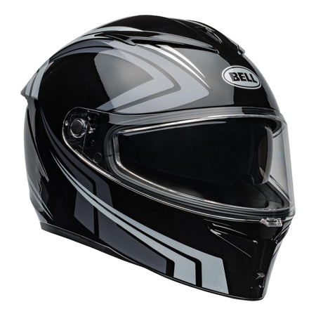 Kask integralny BELL LITHIUM ECE6 JETSTREAM BLACK/SILVER