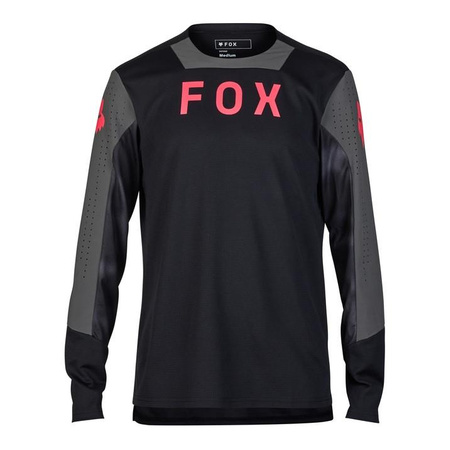 Koszulka rowerowa FOX DEFEND Z DŁUGIM RĘKAWEM TAUNT BLACK czarny