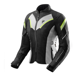 Kurtka tekstylna damska REBELHORN HIFLOW V LADY BLACK/GREY/FLUO YELLOW czarny szary żółty fluo