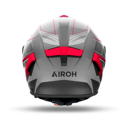 Kask integralny AIROH SPARK 2 SHADOW RED GLOSS czerwony szary