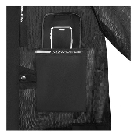 Kurtka tekstylna SECA ARRAKIS III BLACK czarny