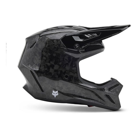 Kask cross FOX V3 RS CARBON SOLID BLACK
