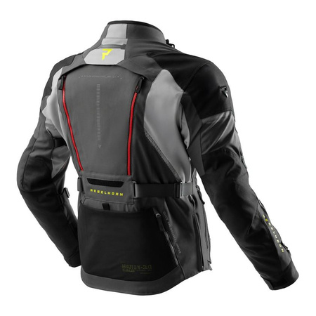 Kurtka tekstylna REBELHORN HARDY 3.0 ANTHRACITE/GREY/YELLOW