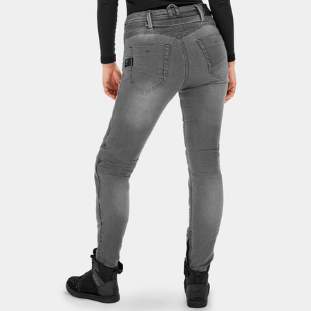 Jeansy motocyklowe damskie SHIMA ZENITH LADY GREY