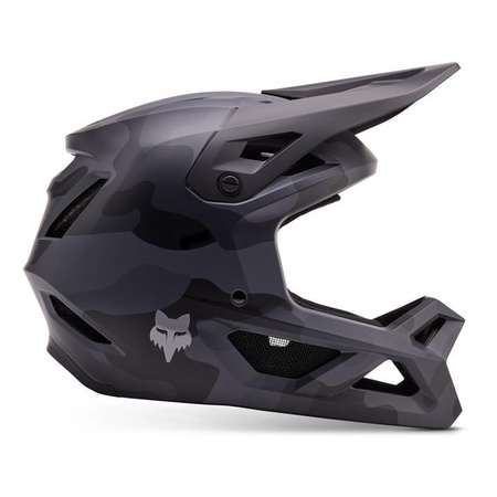 Kask rowerowy dziecięcy FOX JUNIOR RAMPAGE CE BLACK CAMO