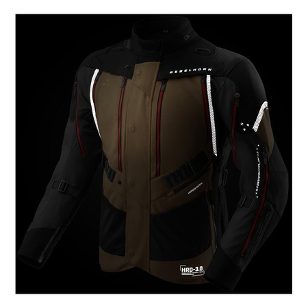 Kurtka tekstylna REBELHORN HARDY 3.0 DESERT/GREY/RED