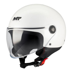 Kask otwarty MT STREET S PURE WHITE GLOSS