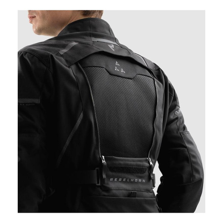 Kurtka tekstylna REBELHORN HARDY 3.0 BLACK czarny