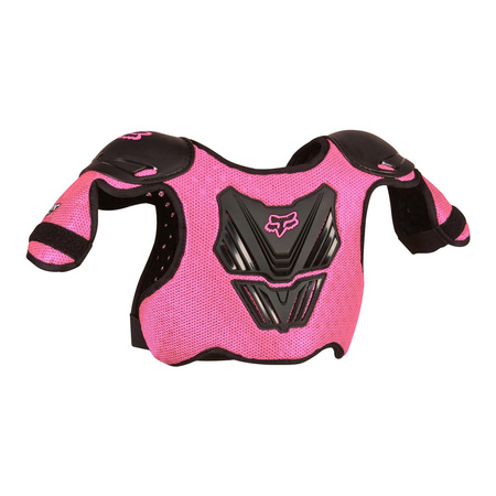 Zbroja dziecięca FOX JUNIOR PEEWEE TITAN ROOST DEFLECTOR BLACK/PINK