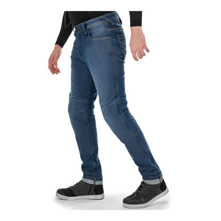 Jeansy motocyklowe SHIMA RIDGE BLUE niebieski