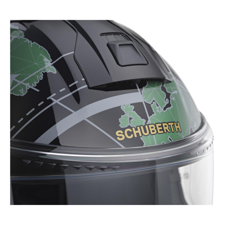 Kask szczękowy SCHUBERTH C5 ECE GLOBE GREEN