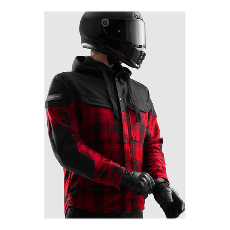 Koszula motocyklowa REBELHORN SHIFTER BLACK/RED