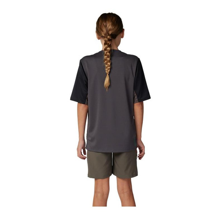 Koszulka rowerowa dziecięca FOX JUNIOR DEFEND GRAPHITE