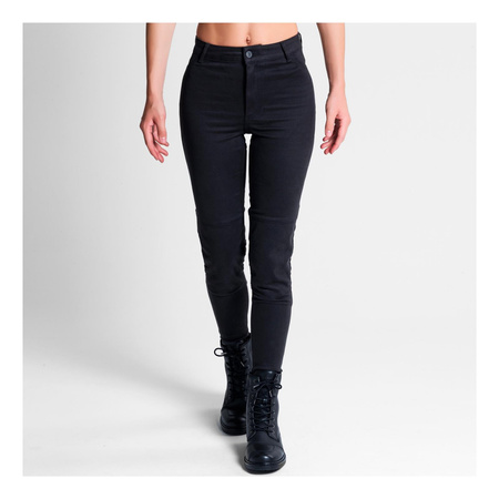 Jeansy motocyklowe damskie SPIDI MOTO LEGGINGS PRO 2 BLACK czarny