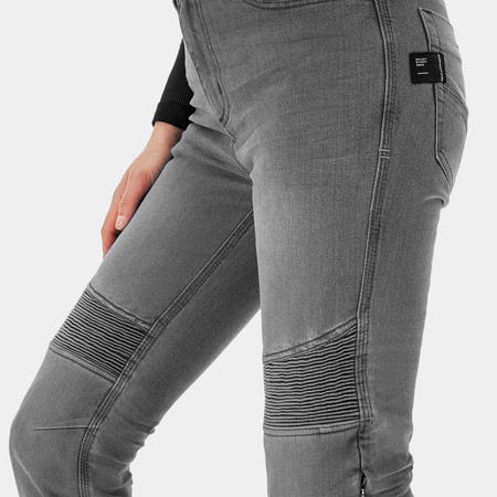 Jeansy motocyklowe damskie SHIMA ZENITH LADY GREY