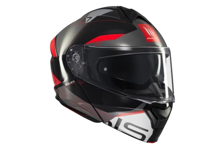 Kask szczękowy MT GENESIS SV ATEMPO GREY/RED