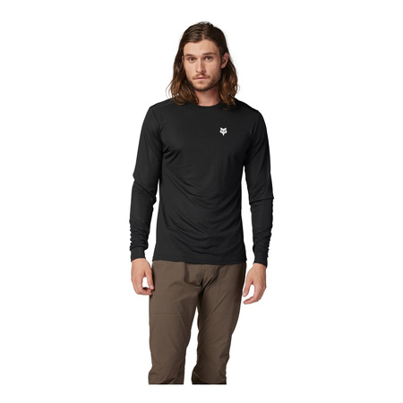 Koszulka rowerowa FOX RANGER Z DŁUGIM RĘKAWEM WAYFARING BLACK czarny