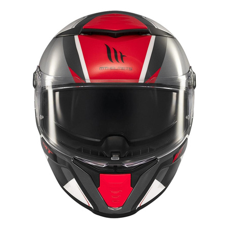 Kask integralny MT THUNDER 4 SV FREEWAY BLACK/RED/SILVER czarny czerwony srebrny
