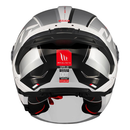 Kask otwarty MT COSMO SV SILENCE WHITE/SILVER