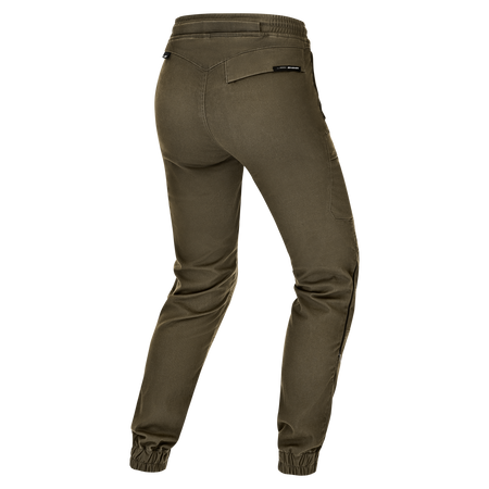 Jeansy motocyklowe damskie SHIMA JOGGSY LADY KHAKI