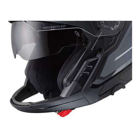 Kask otwarty SCHUBERTH J2 ECE SIGMA GREY czarny szary