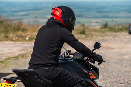 Bluza motocyklowa KNOX SHIELD HOODY BLACK czarny