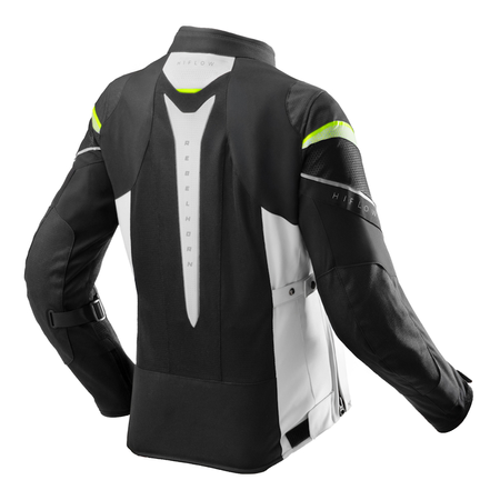 Kurtka tekstylna damska REBELHORN HIFLOW V LADY BLACK/GREY/FLUO YELLOW czarny szary żółty fluo