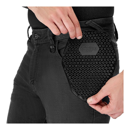 Jeansy motocyklowe SHIMA RIDGE BLACK