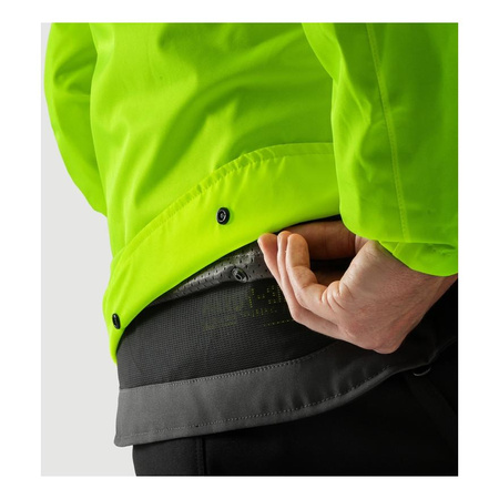 Kurtka tekstylna REBELHORN HARDY 3.0 BLACK/GREY/FLUO YELLOW czarny szary żółty fluo