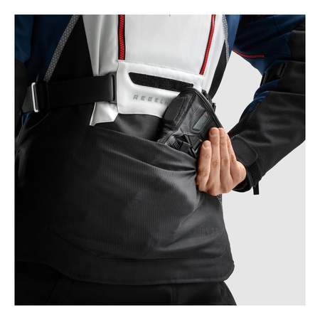 Kurtka tekstylna REBELHORN HARDY 3.0 BLUE/GREY/RED