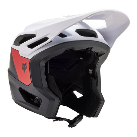 Kask rowerowy FOX DROPFRAME PRO NYF BLACK/WHITE czarny biały