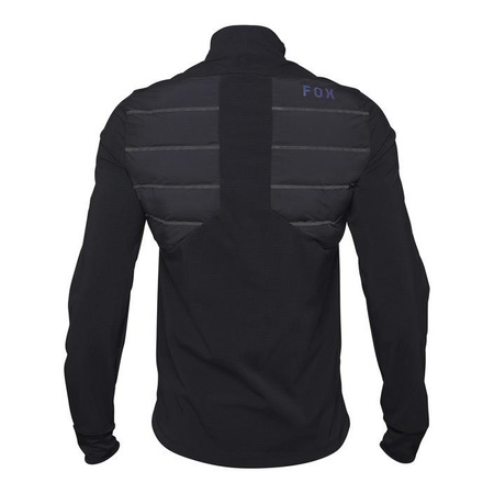Kurtka rowerowa FOX FLEXAIR FIRE HYBRID LUNAR BLACK czarny