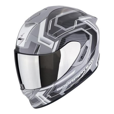 Kask integralny SCORPION EXO-1400 EVO II AIR LINART GREY/WHITE szary biały